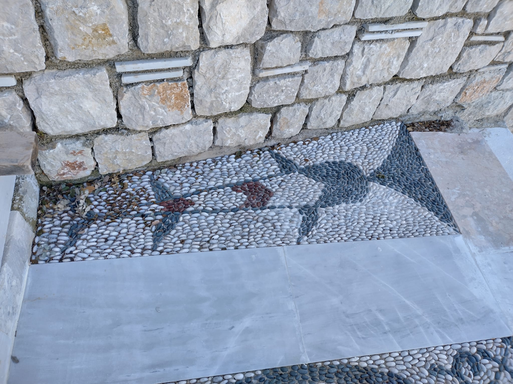 Monastery stairway renovation near villa Odysseus Rhodes panagia tsambika festival